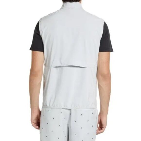 Brady Mens Vest Large Gray Zero Wight Golf Vest Vented Lightweight Performance - Picture 11 of 11